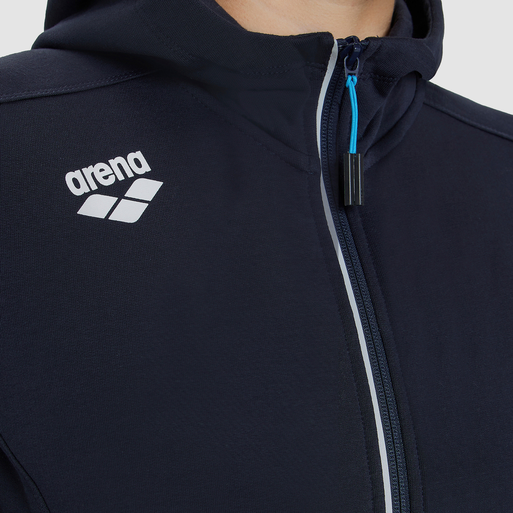 Arena Team Hooded Jacket Panel in BLAU