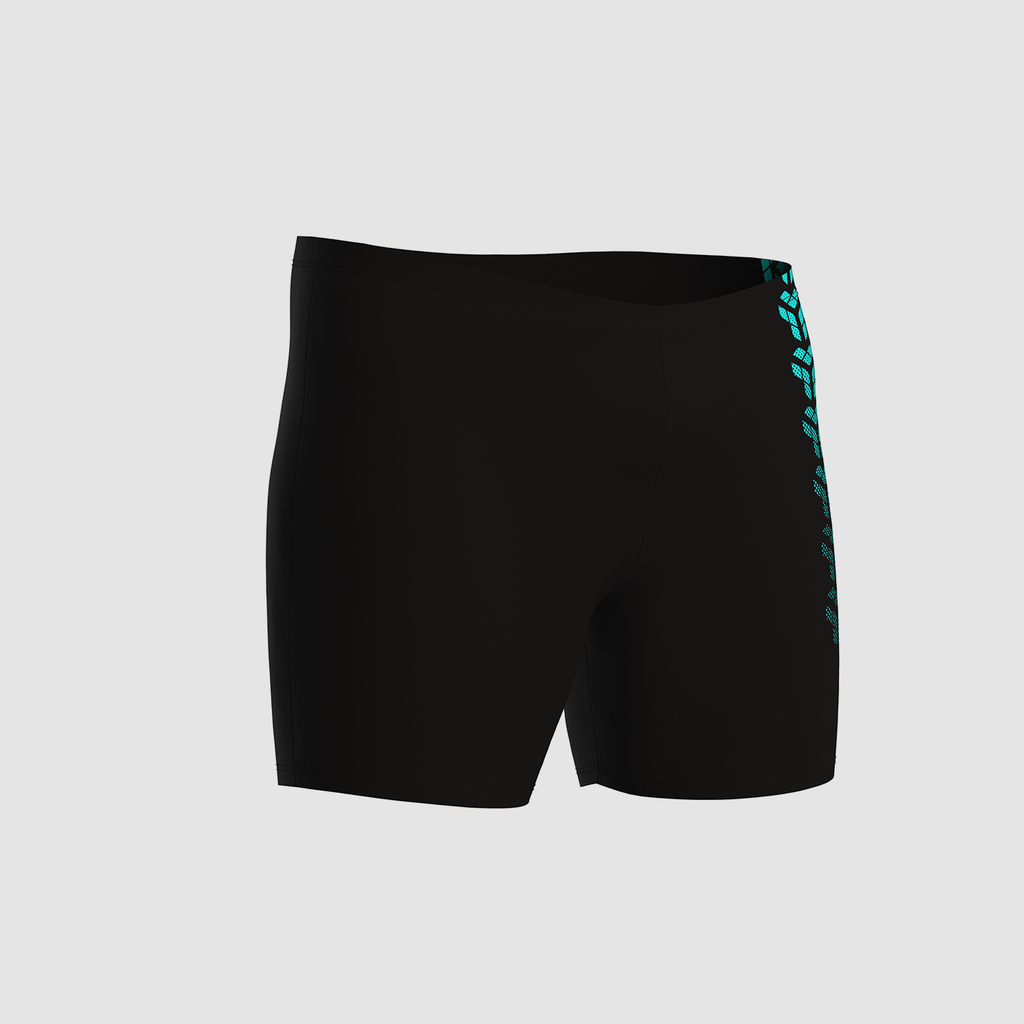 Arena Arena Kikko V Swim Mid Jammer Graphic in SCHWARZ