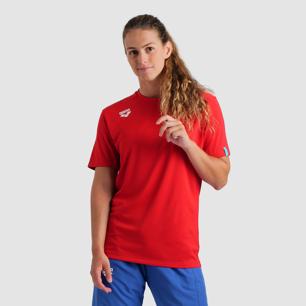 Arena Team T-Shirt Solid in ROT