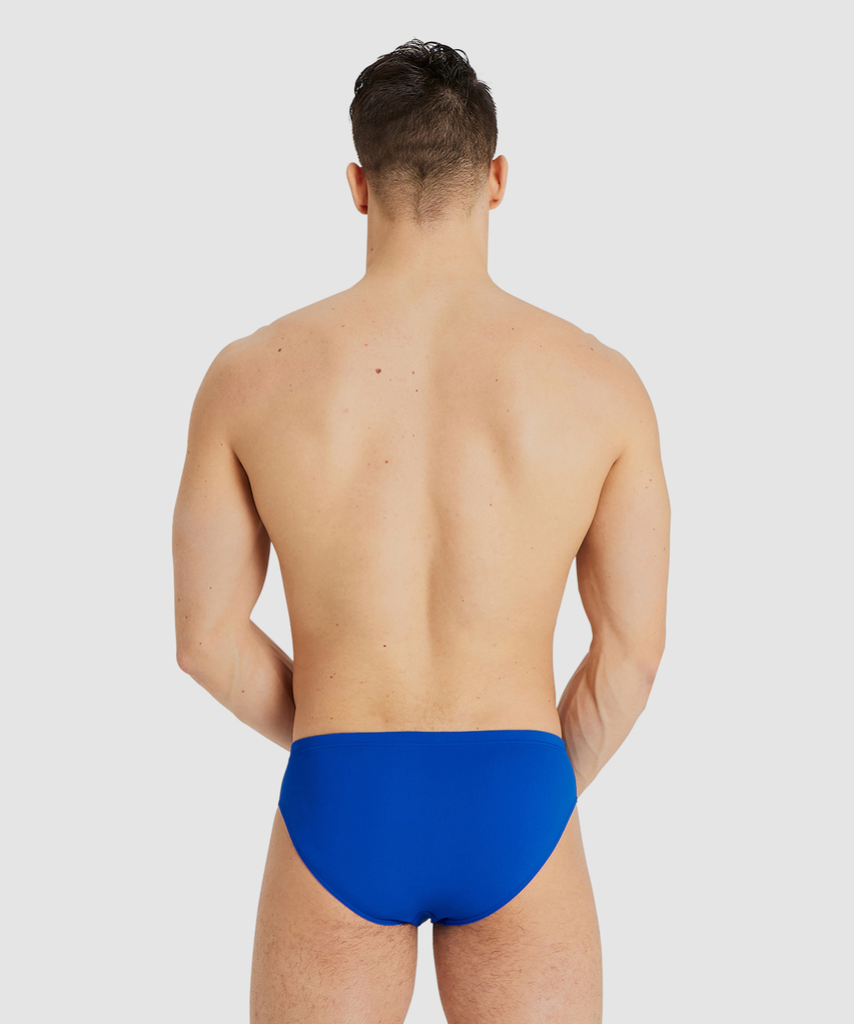 M Team Swim Briefs Solid Swim Slip royal/white model_bild_back_brandshop