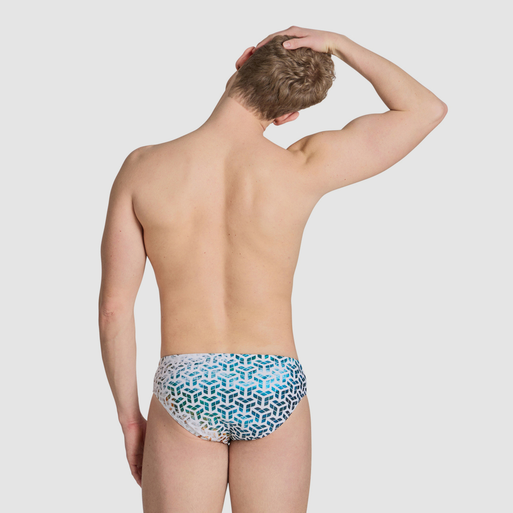 Arena Planet Water Swim Briefs white multi model_bild_back_brandshop