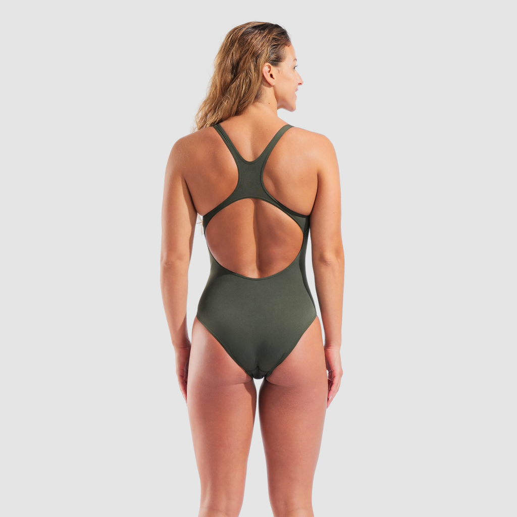 Arena Team Swimsuit Swim Pro Solid Badeanzug in GRÜN