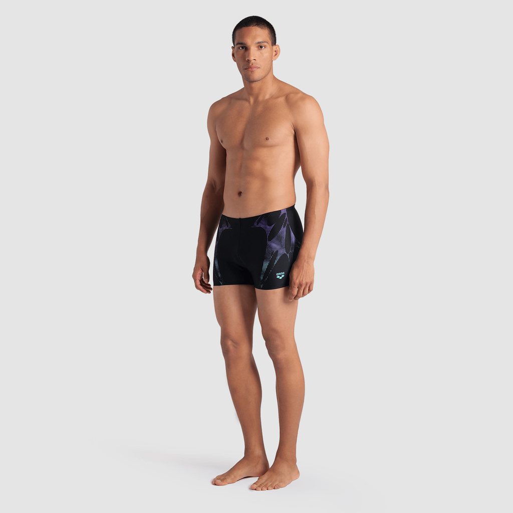 Arena M Arena Spider Web Swim Short in SCHWARZ