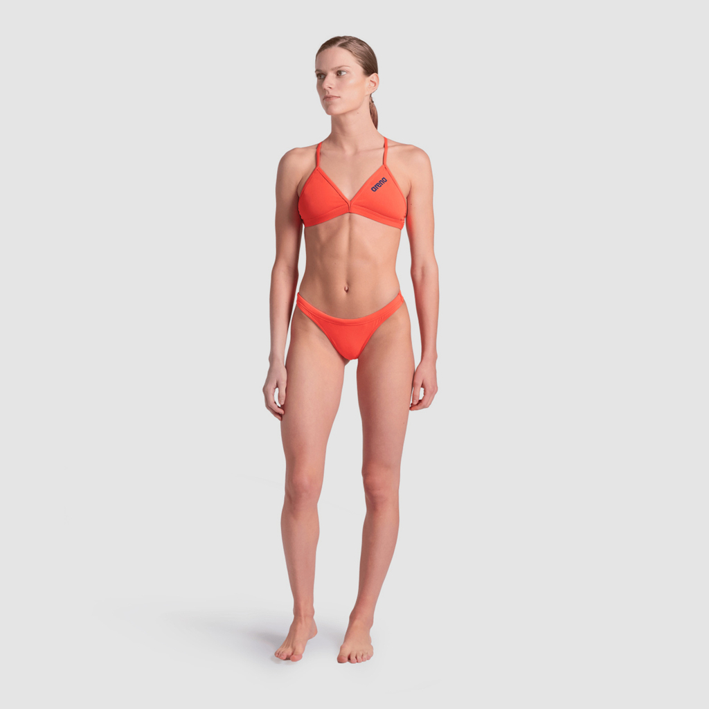 Arena Team Swim Bottom Solid Bikini in PINK