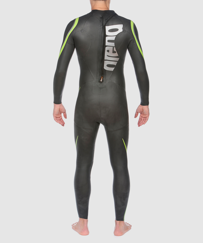 M Tri Wetsuit Carbon Neoprenanzug black model_bild_back_brandshop