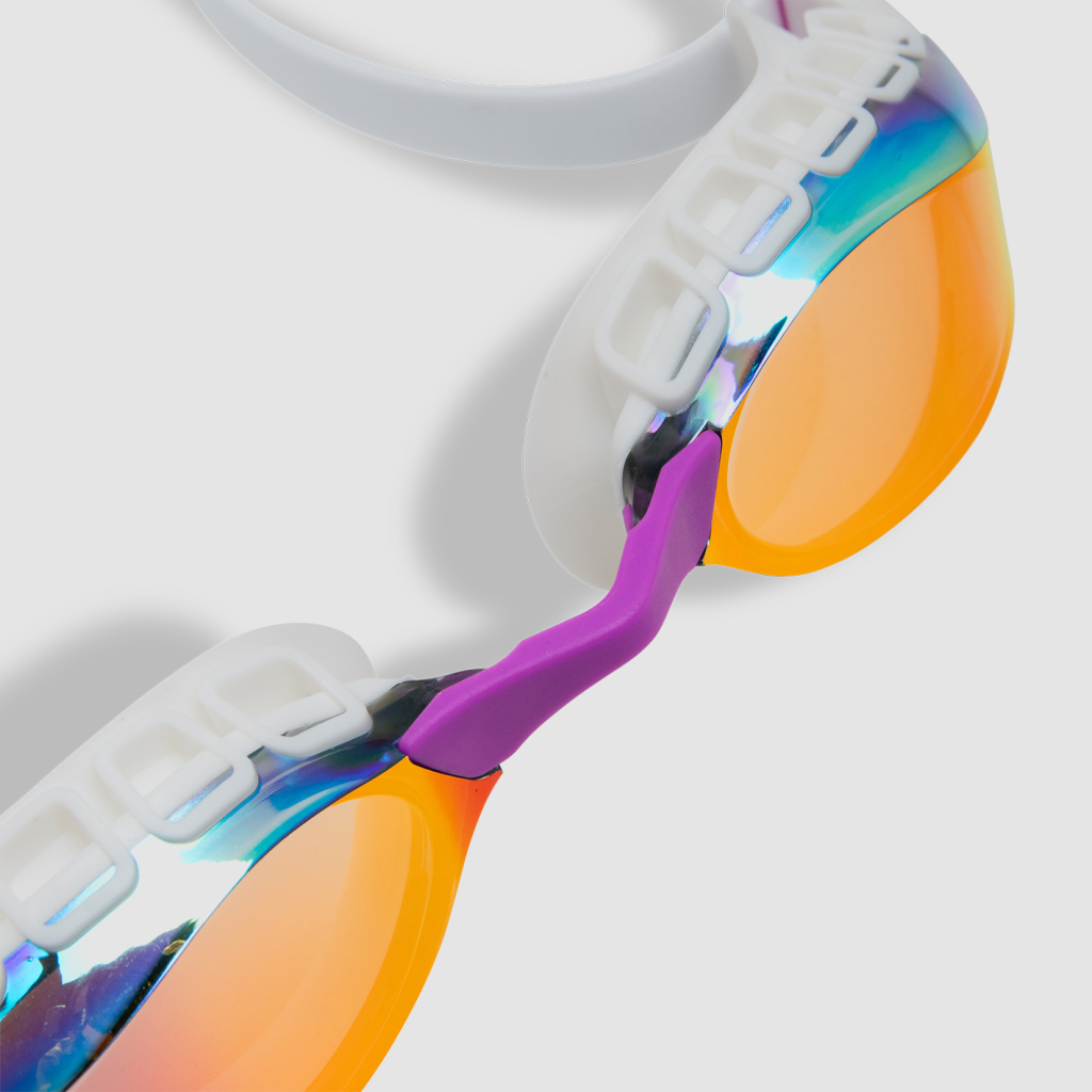 Arena Air Sonic Mirror Wettkampfschwimmbrille in WEISS