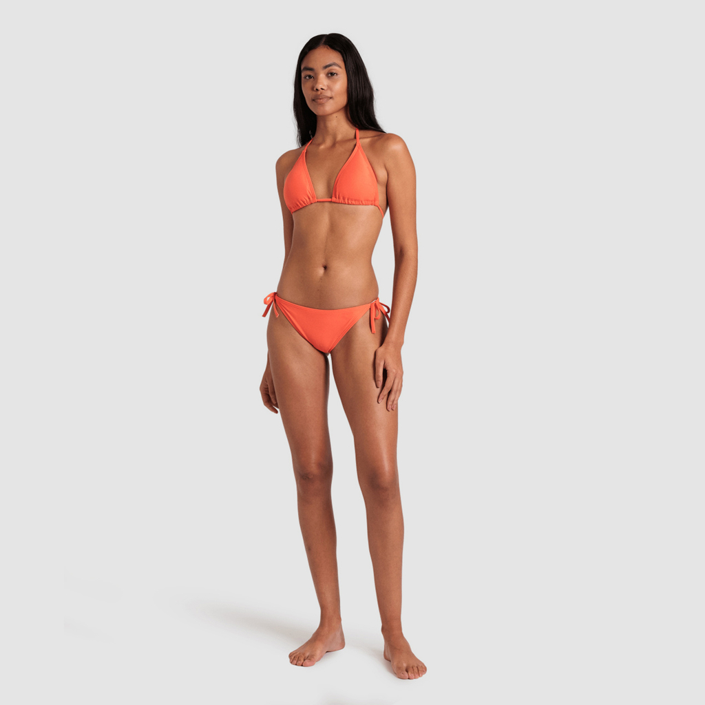 Arena W Arena Team Stripe String Bikini Triangle Bikini Set in ROT