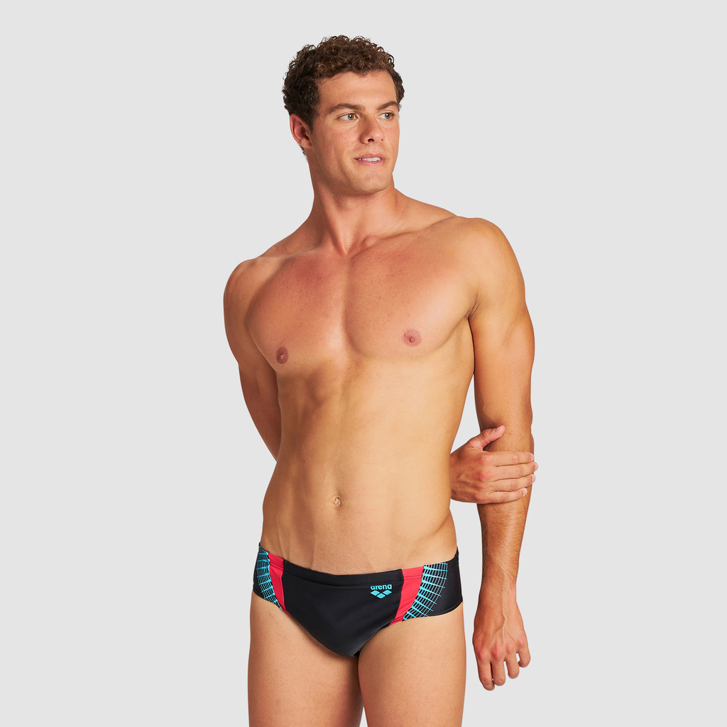 Threefold Brief R Swim Slip black/black/anguria Hauptbild_brandshop