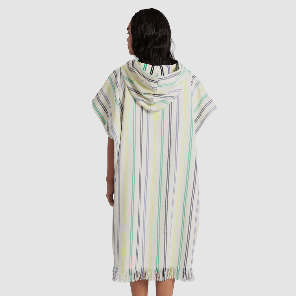 Hooded Changing Poncho Bademantel butter/soft green rueckseite_bild_brandshop