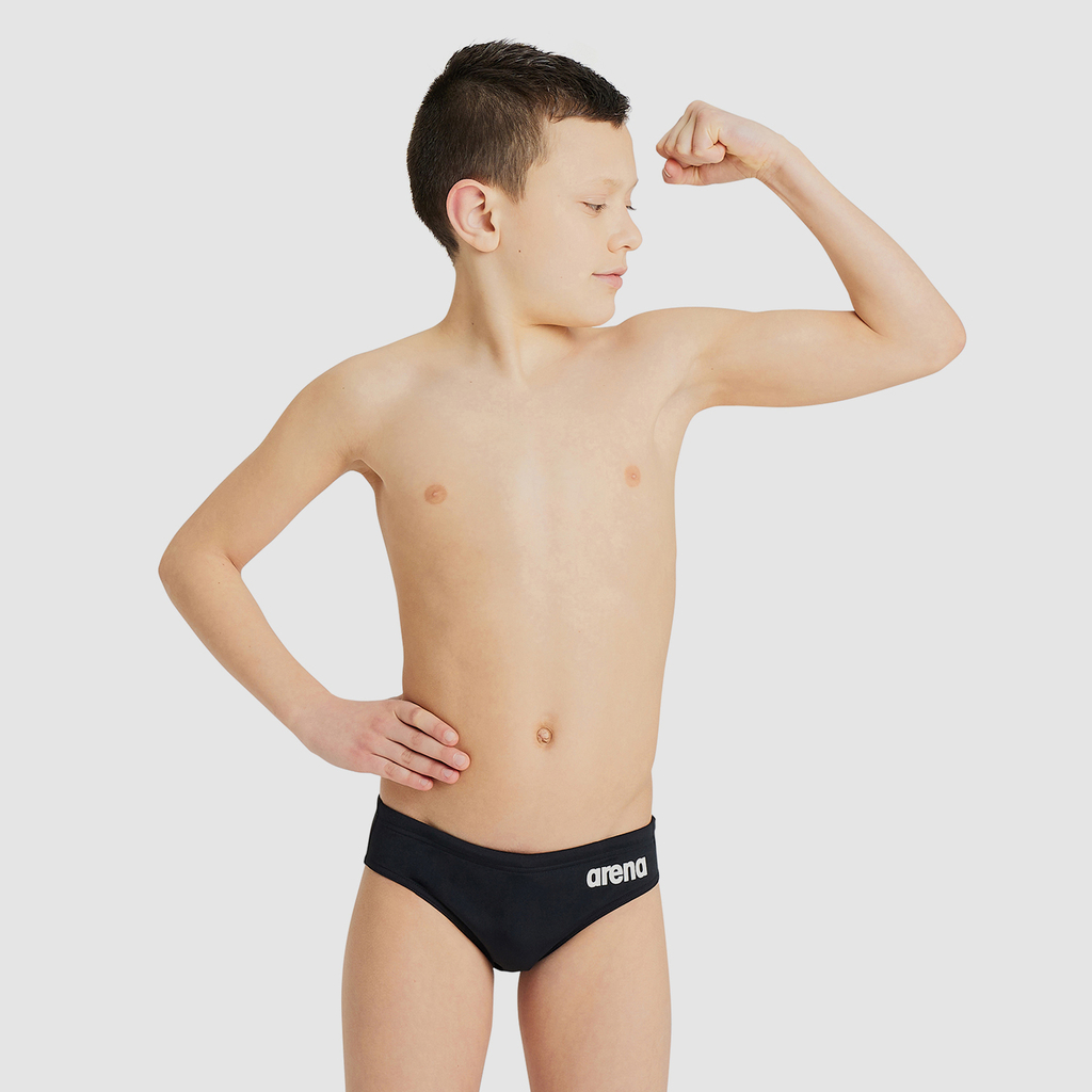 Team Swim Briefs Solid Swim Slip black/white Hauptbild_brandshop