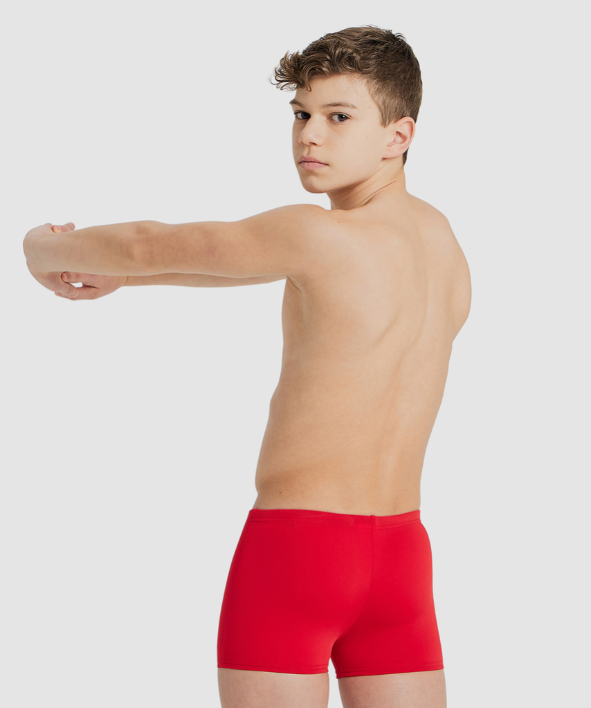 Team Swim Short Solid red/white model_bild_back_brandshop