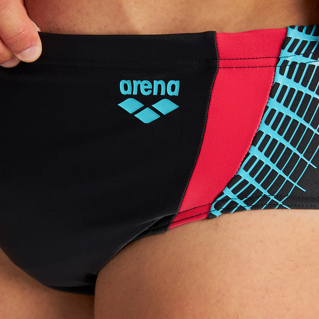 Arena Threefold Brief R Swim Slip in SCHWARZ