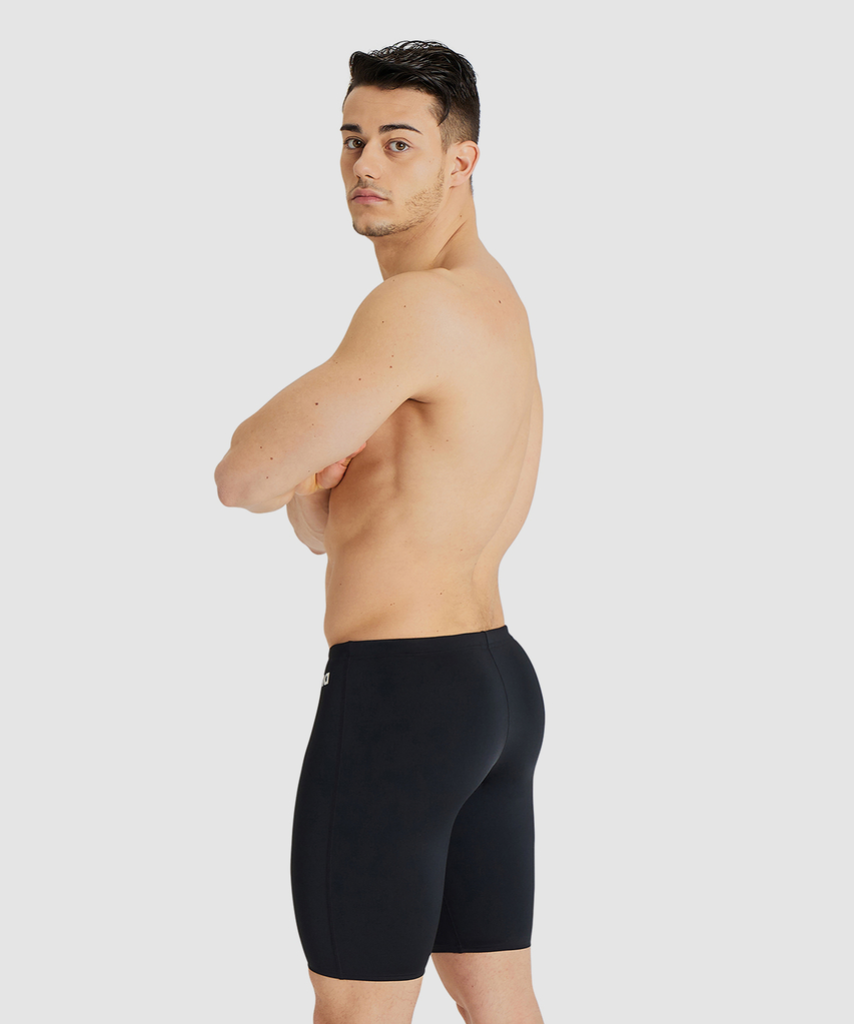 Team Swim Jammer Solid black/white model_bild_back_brandshop