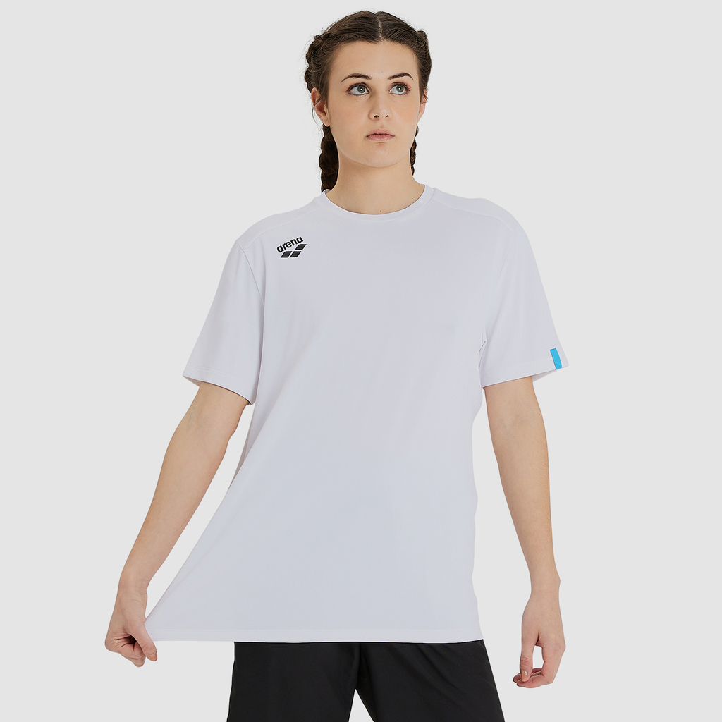 Arena Team T-Shirt Solid in WEISS