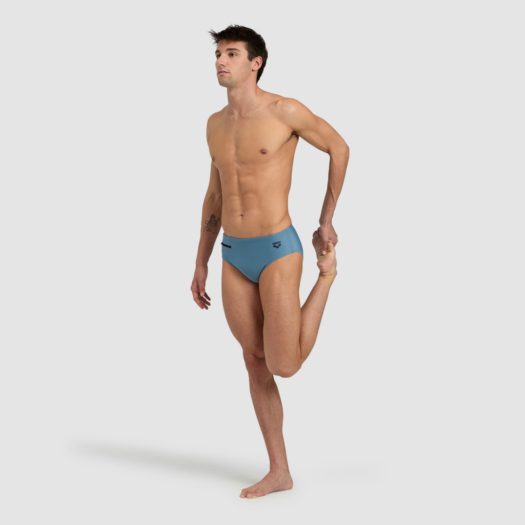 Arena Arena Zip Brief 9Cm Swim Slip in GRAU