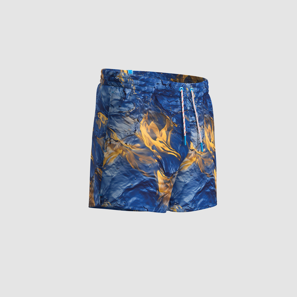 Arena M Beach Short Allover Beach Short in BLAU