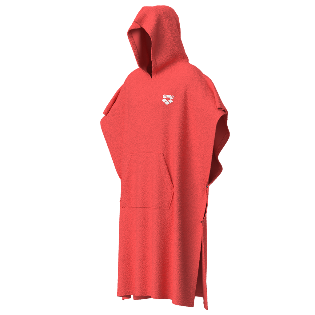 Arena Arena Cotton Poncho in ROT