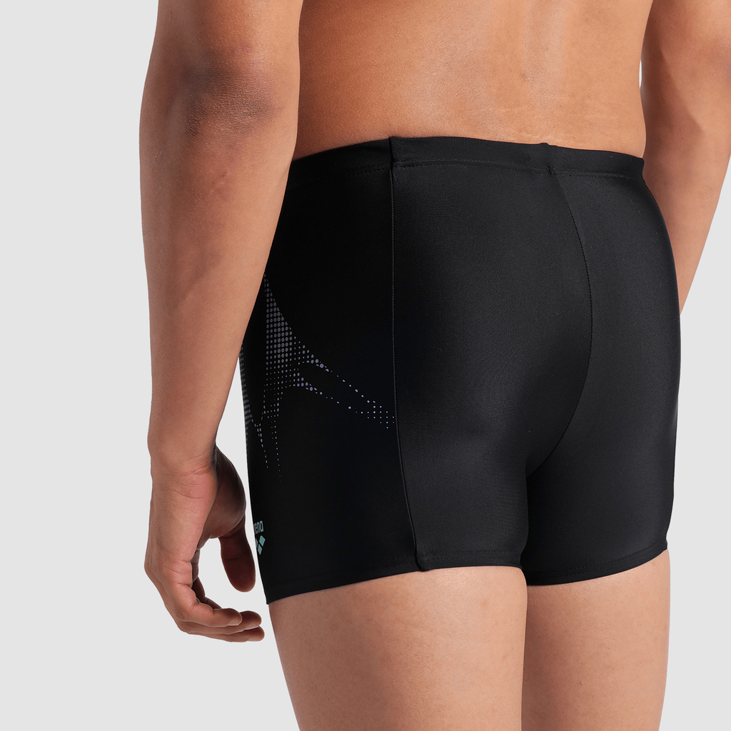 Arena M Arena Spider Web Swim Short in SCHWARZ