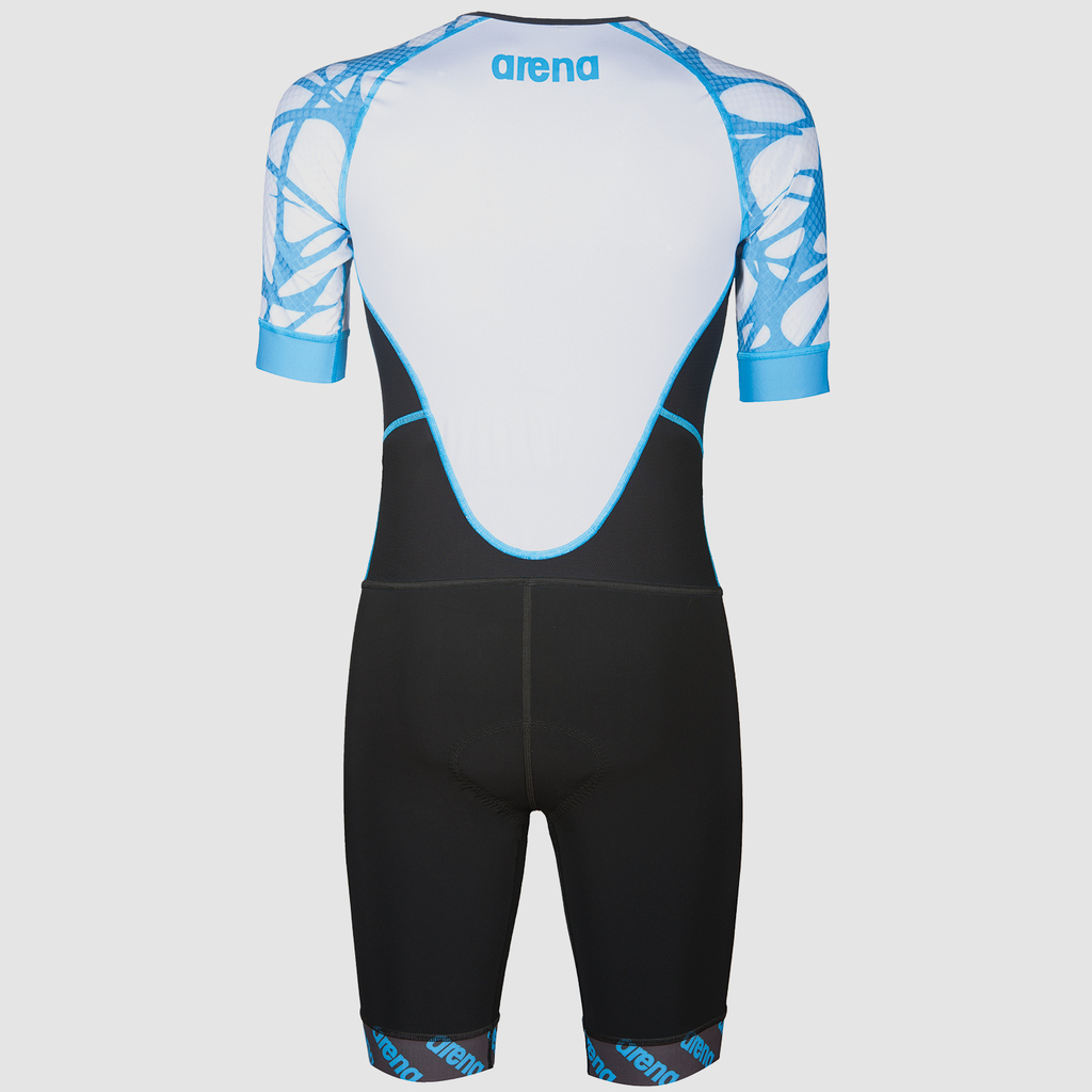 Trisuit St Aero Front Zip black/white/aqua blue rueckseite_bild_brandshop