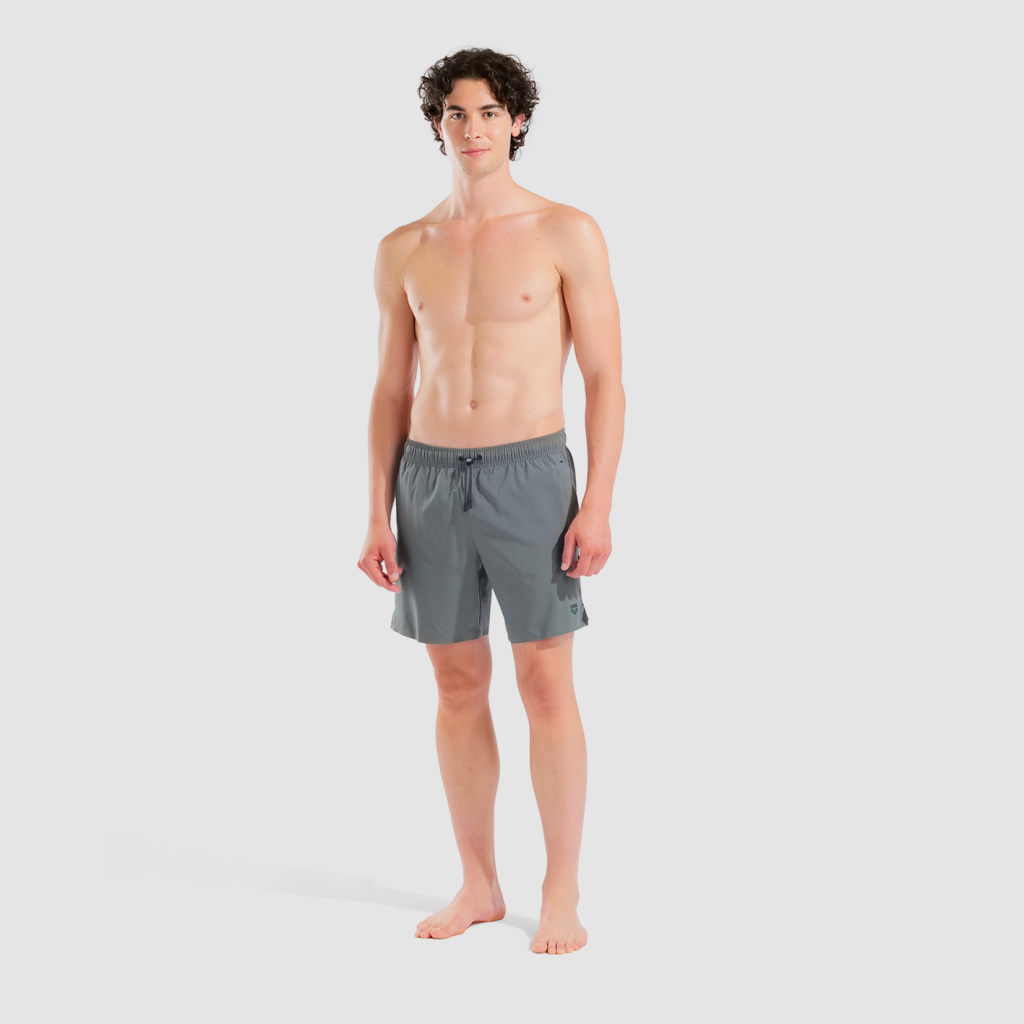 Arena M Arena Evo Beach Boxer Solid Beach Short in GRAU