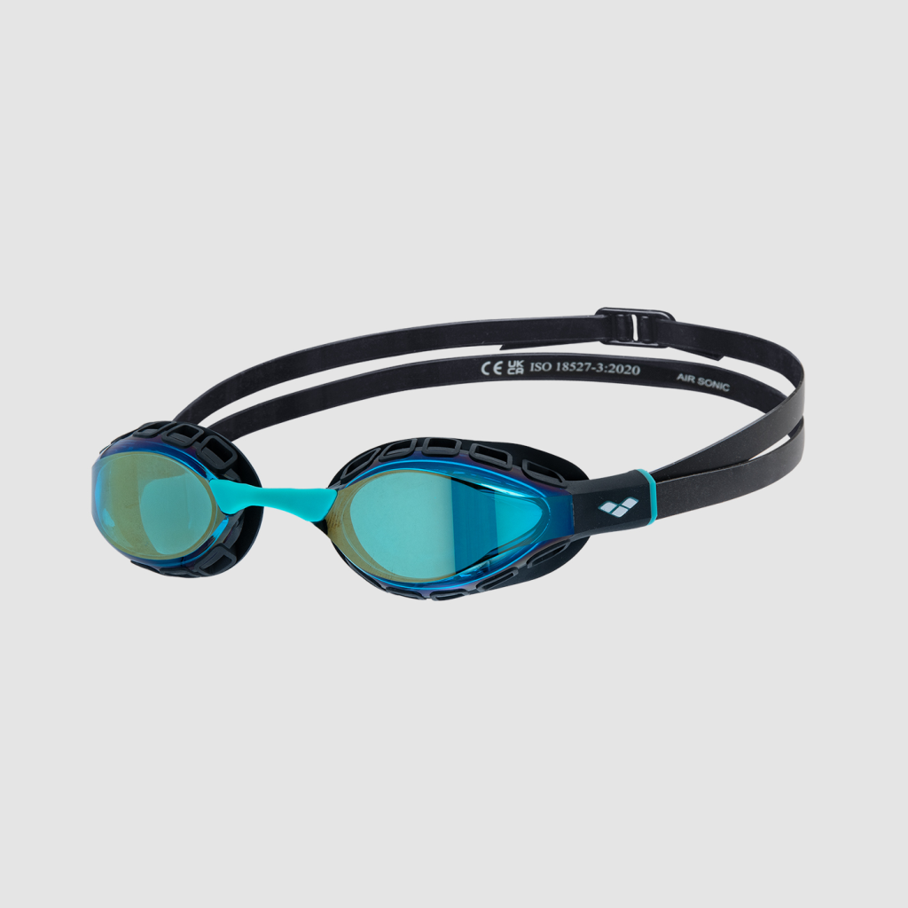 Arena Air Sonic Mirror Wettkampfschwimmbrille in BLAU