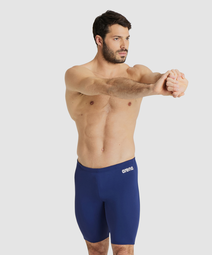 Team Swim Jammer Solid navy/white model_bild_brandshop