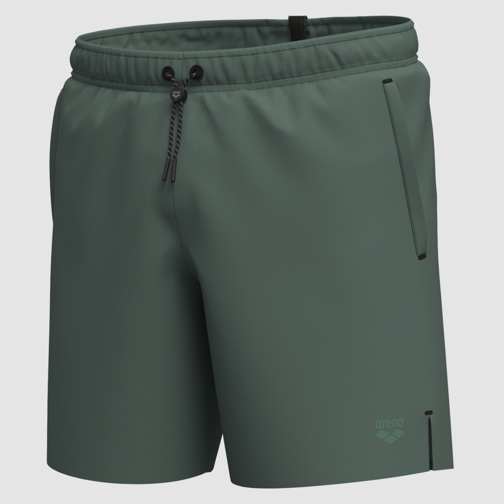 Arena M Arena Evo Beach Boxer Solid Beach Short in GRAU