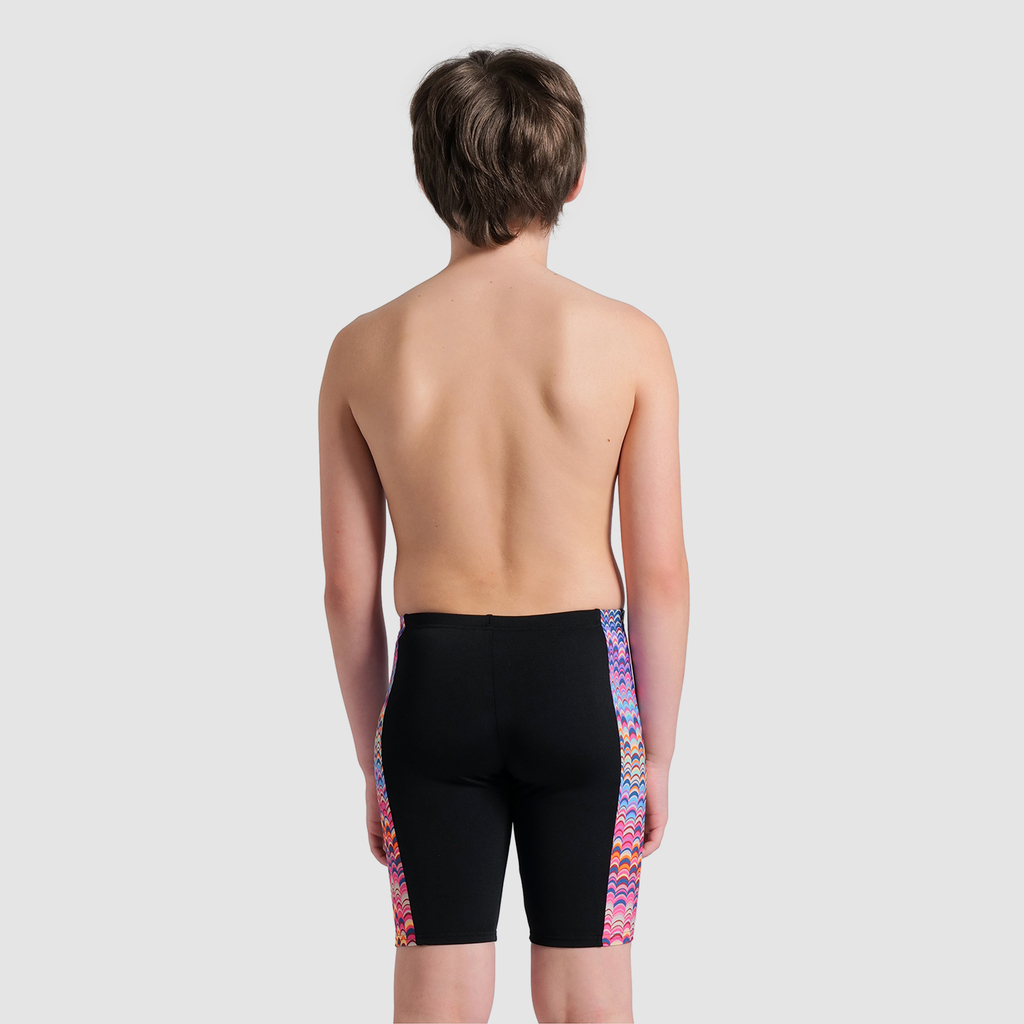 B Arena Ondulation Swim Jammer Swim Jammer black/multi violet rueckseite_bild_brandshop