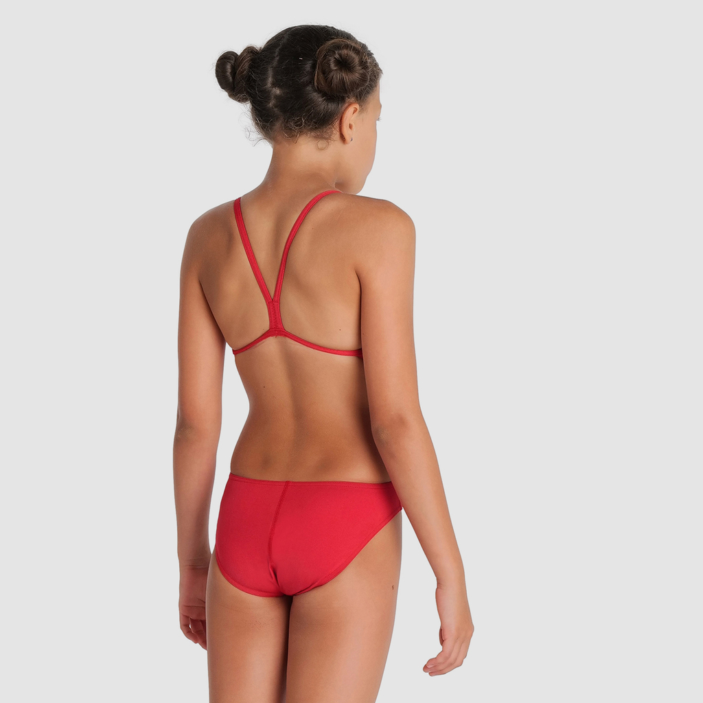 Team Swimsuit Challenge Solid Badeanzug red/white rueckseite_bild_brandshop