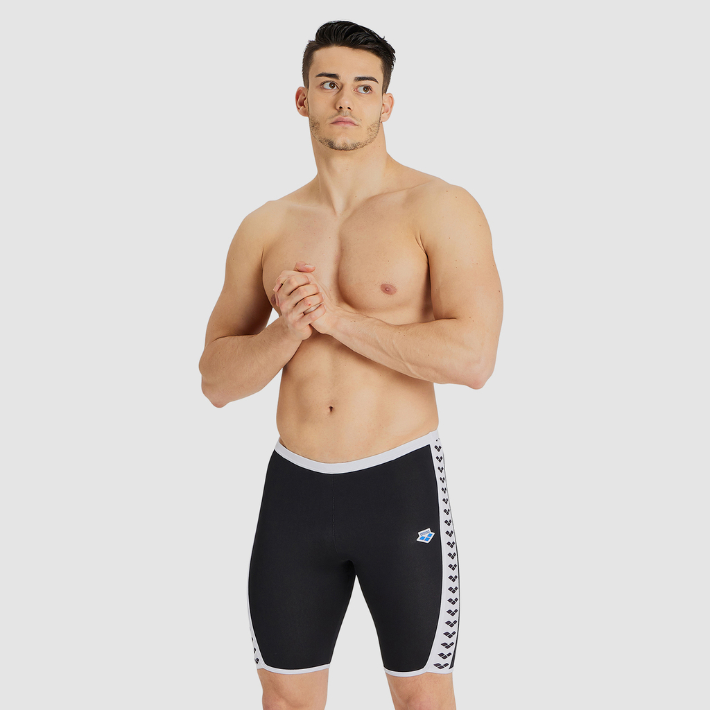 Arena Icons Swim Jammer Solid black/white Hauptbild_brandshop