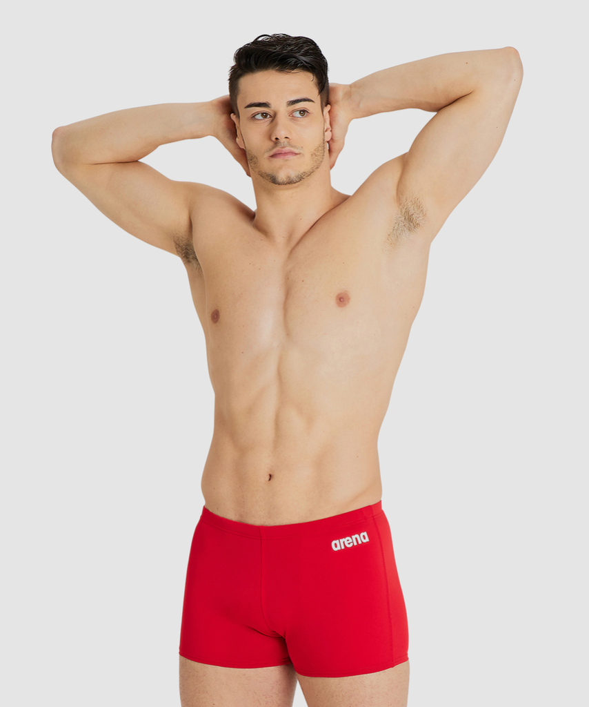 Team Swim Short Solid red/white model_bild_brandshop