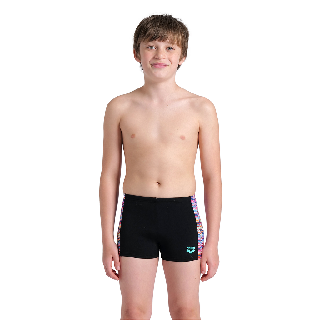 B Arena Ondulation Swim Short Swim Short black/multi violet model_bild_brandshop