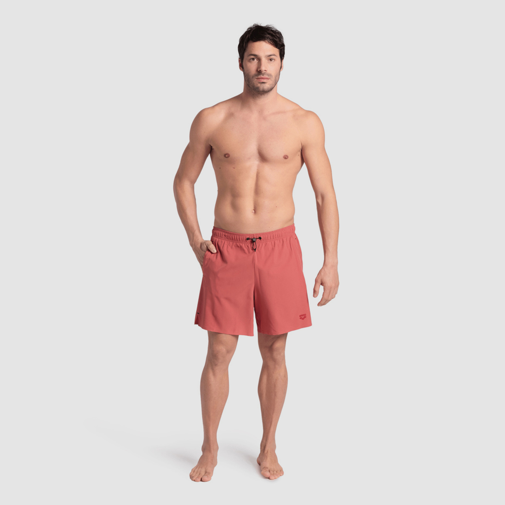 Arena M Arena Evo Beach Boxer Solid Beach Short in ROT