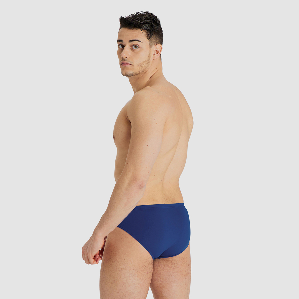 M Team Swim Briefs Solid Swim Slip navy/white rueckseite_bild_brandshop