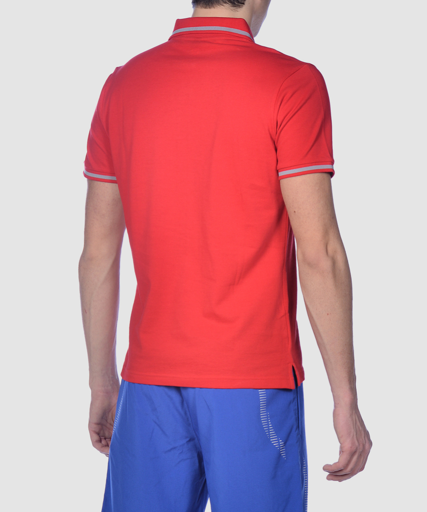 Tl S/S Polo red model_bild_back_brandshop