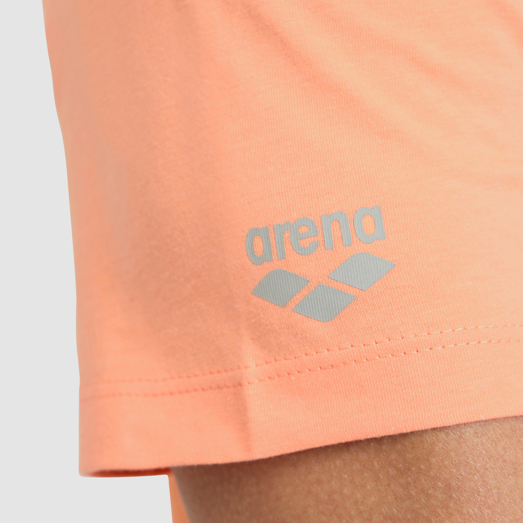 Arena T-Shirt Solid Cotton in ORANGE