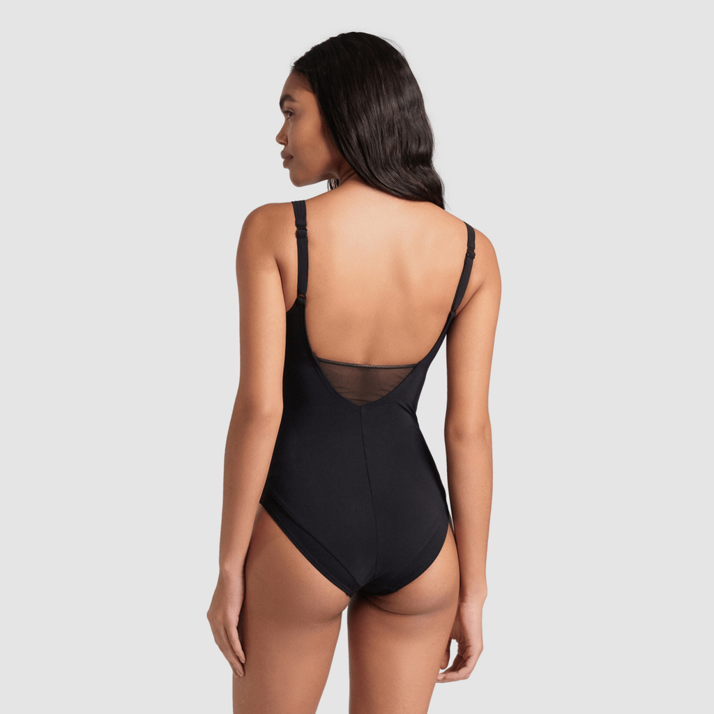 Bodylift Swimsuit Manuela U Back C Cup Badeanzug black model_bild_back_brandshop