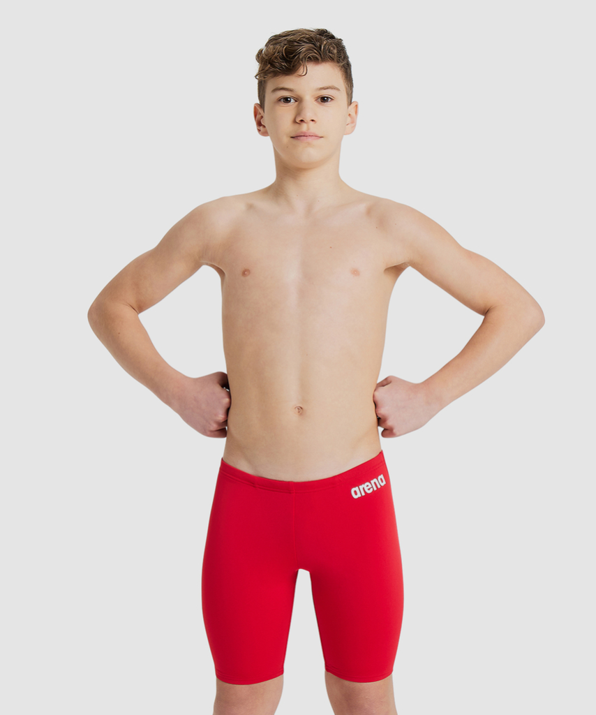 Team Swim Jammer Solid red/white model_bild_brandshop