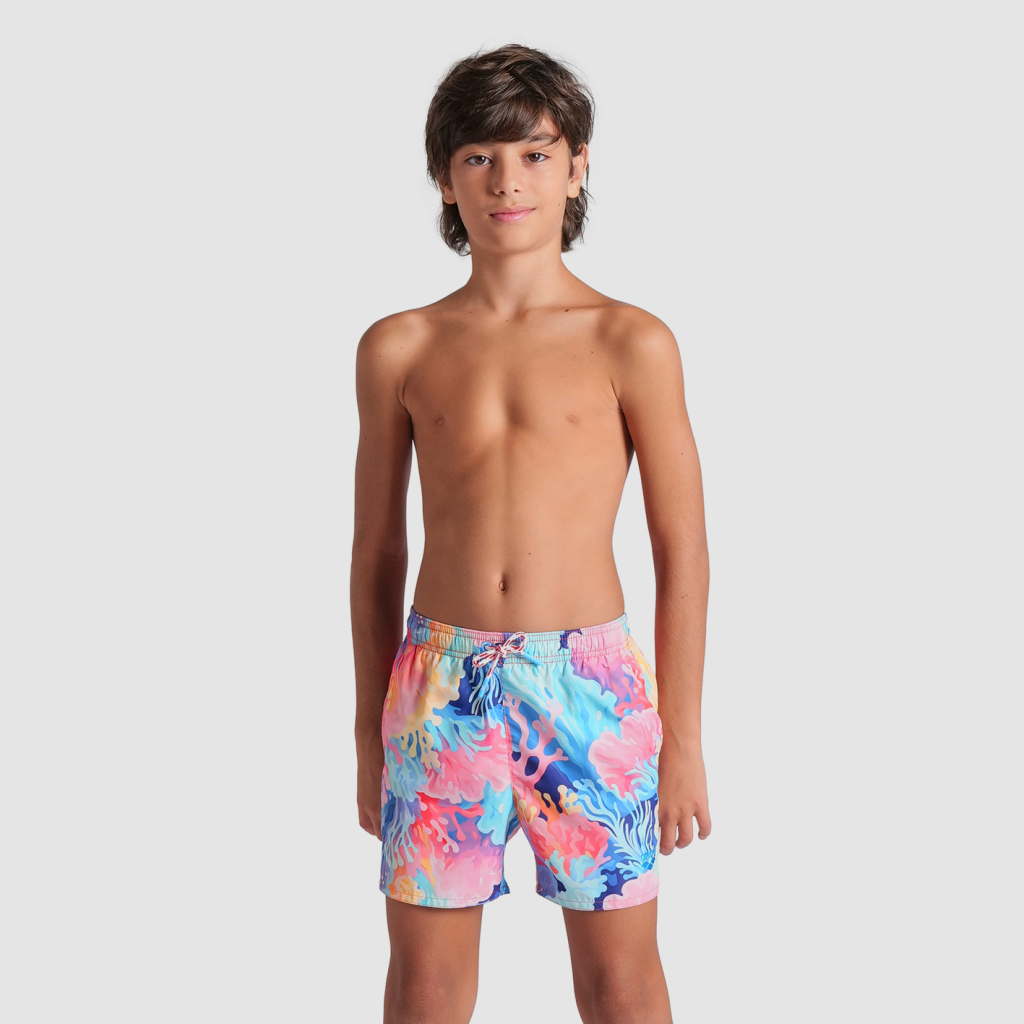 Arena B Beach Boxer Allover Beach Short in GRÜN