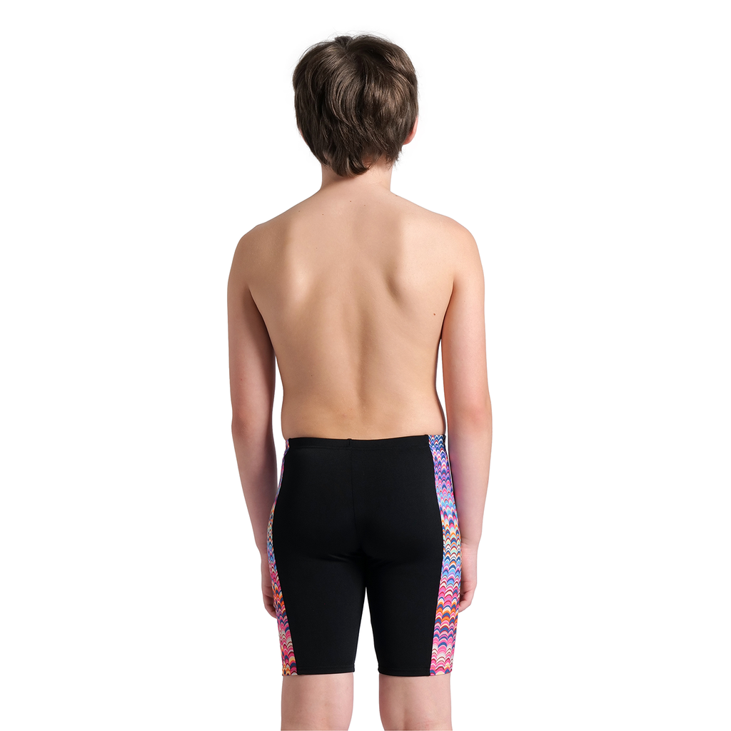 B Arena Ondulation Swim Jammer Swim Jammer black/multi violet model_bild_back_brandshop