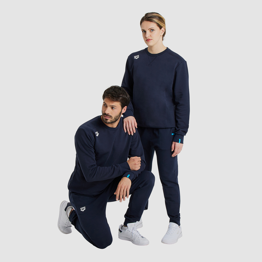 Arena Crew Sweat Solid in BLAU