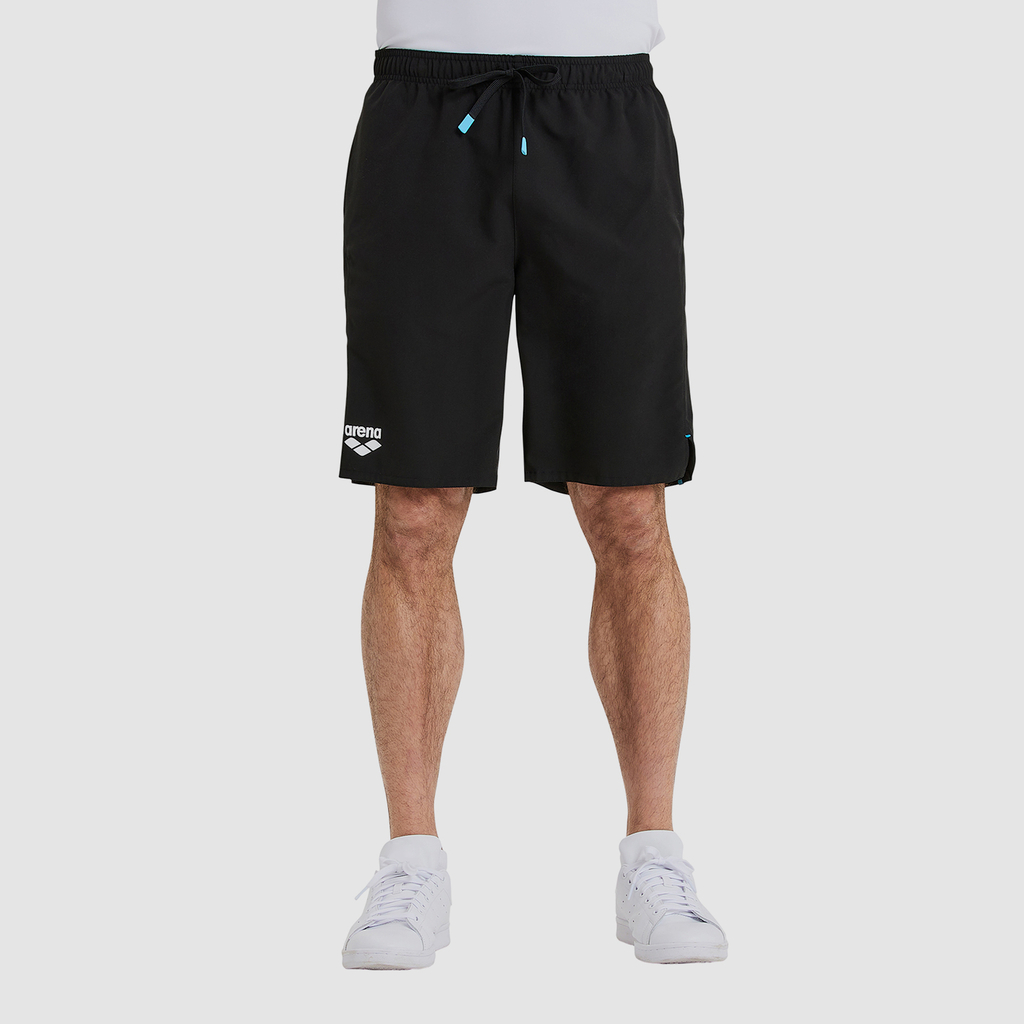 Arena Team Bermuda Panel Short in SCHWARZ