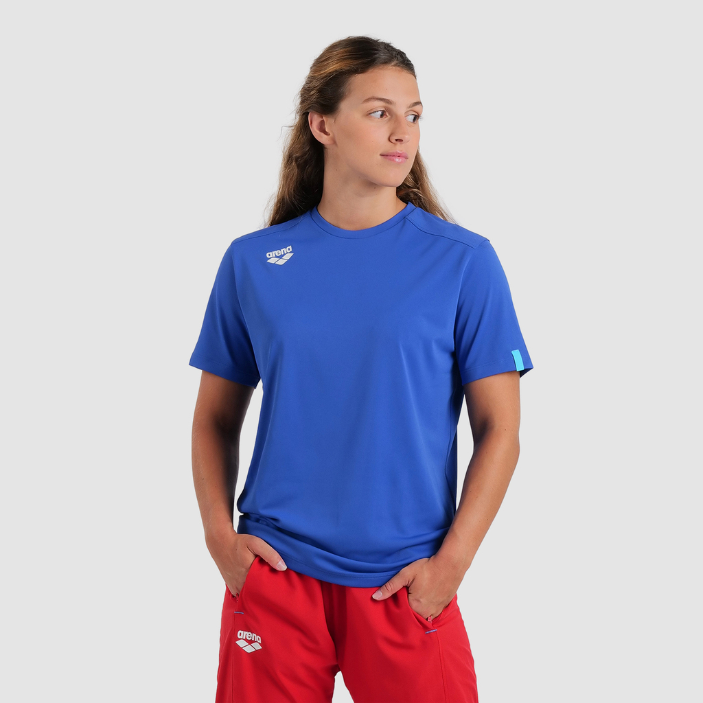 Arena Team T-Shirt Solid in BLAU