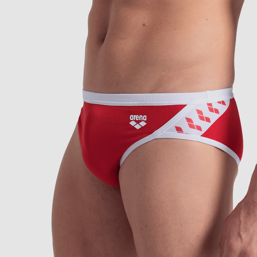 Arena Arena Icons Swim Briefs Solid Swim Slip in ROT