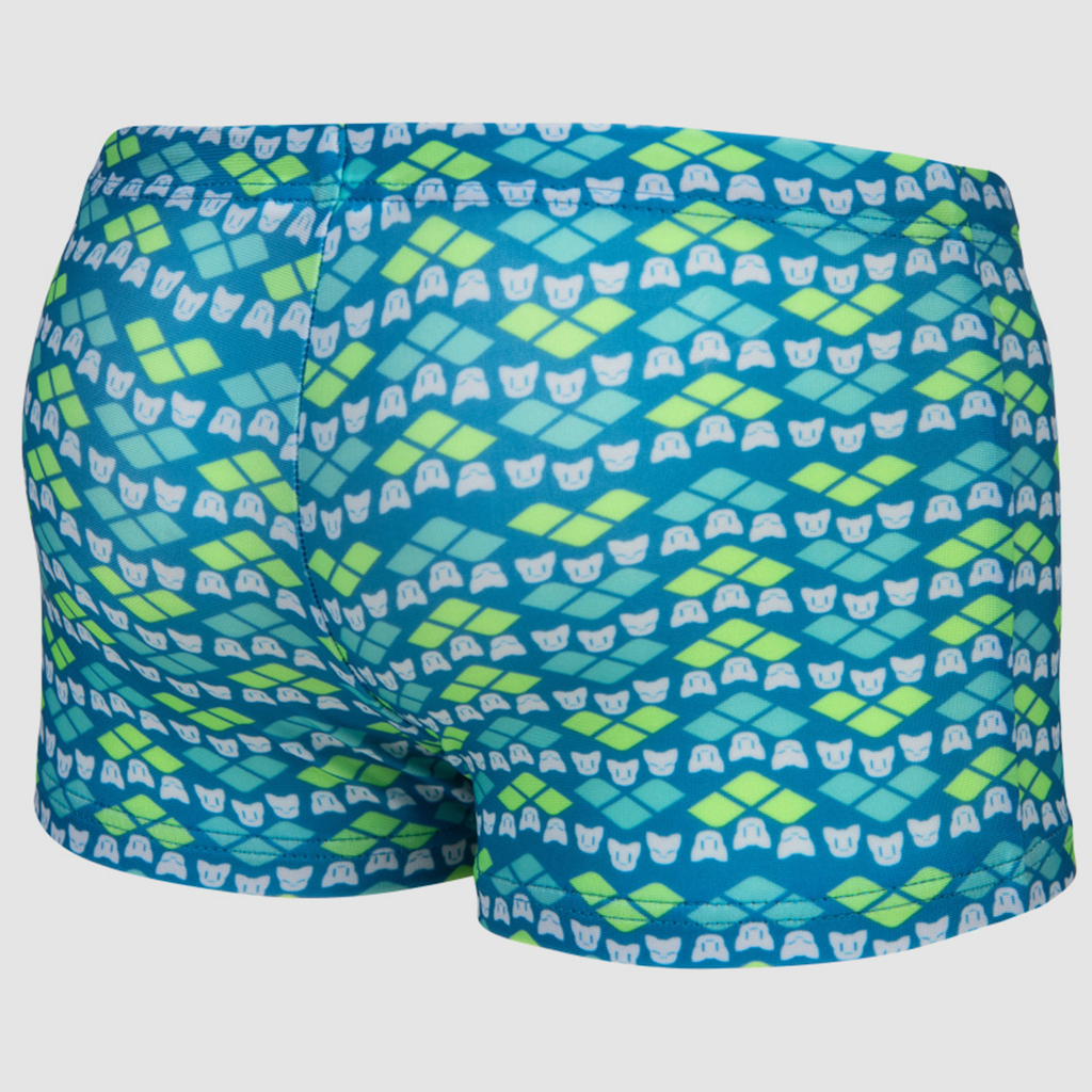 Kids B Arena Friends Swim Short Allover soft green multi rueckseite_bild_brandshop