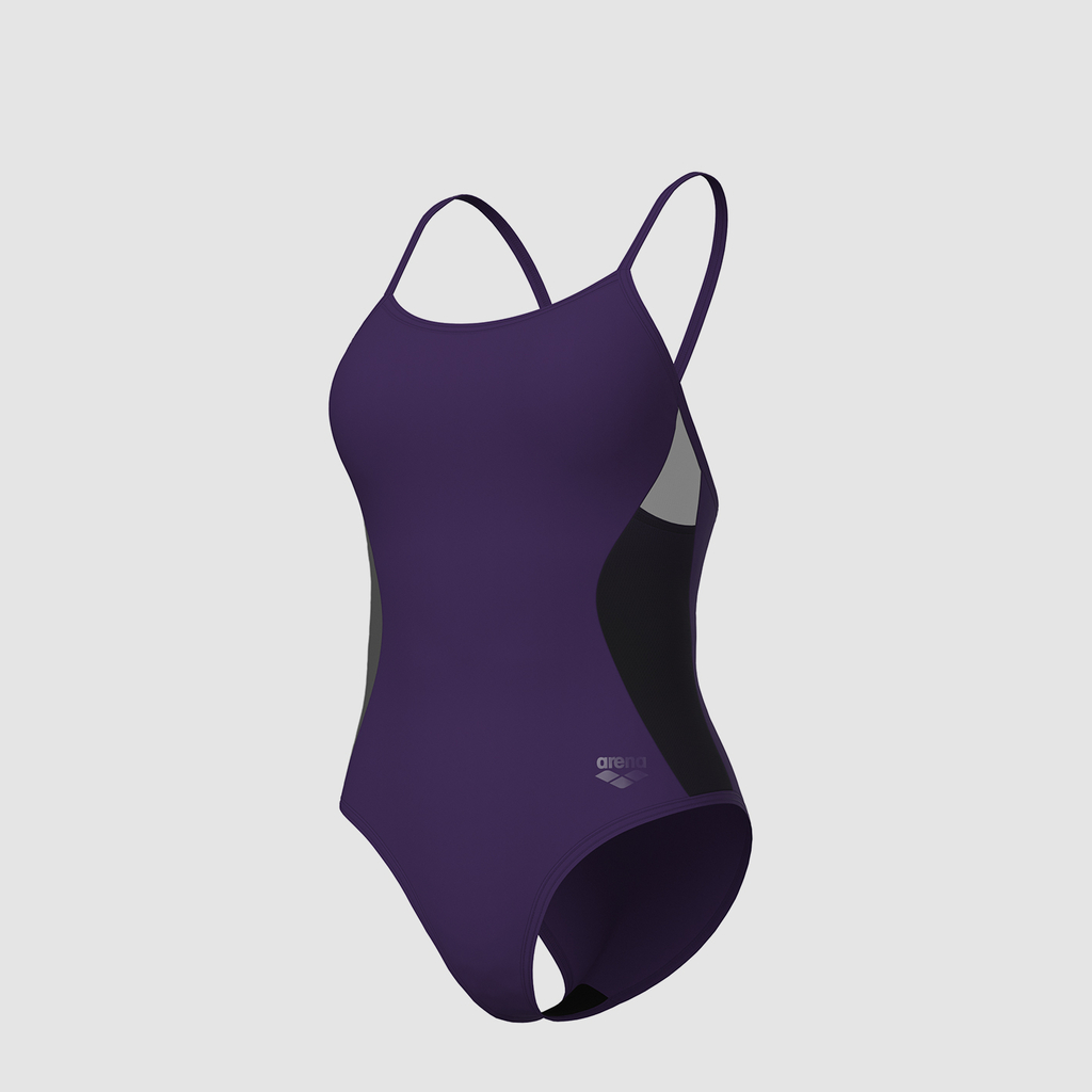 Arena Arena Water Touch Swimsuit Closed Back Badeanzug in VIOLETT