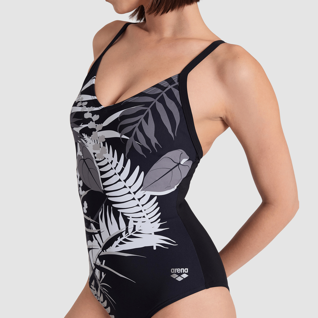 Arena W Bodylift Swimsuit Lucy Lightcross Figurformender Badeanzug in SCHWARZ