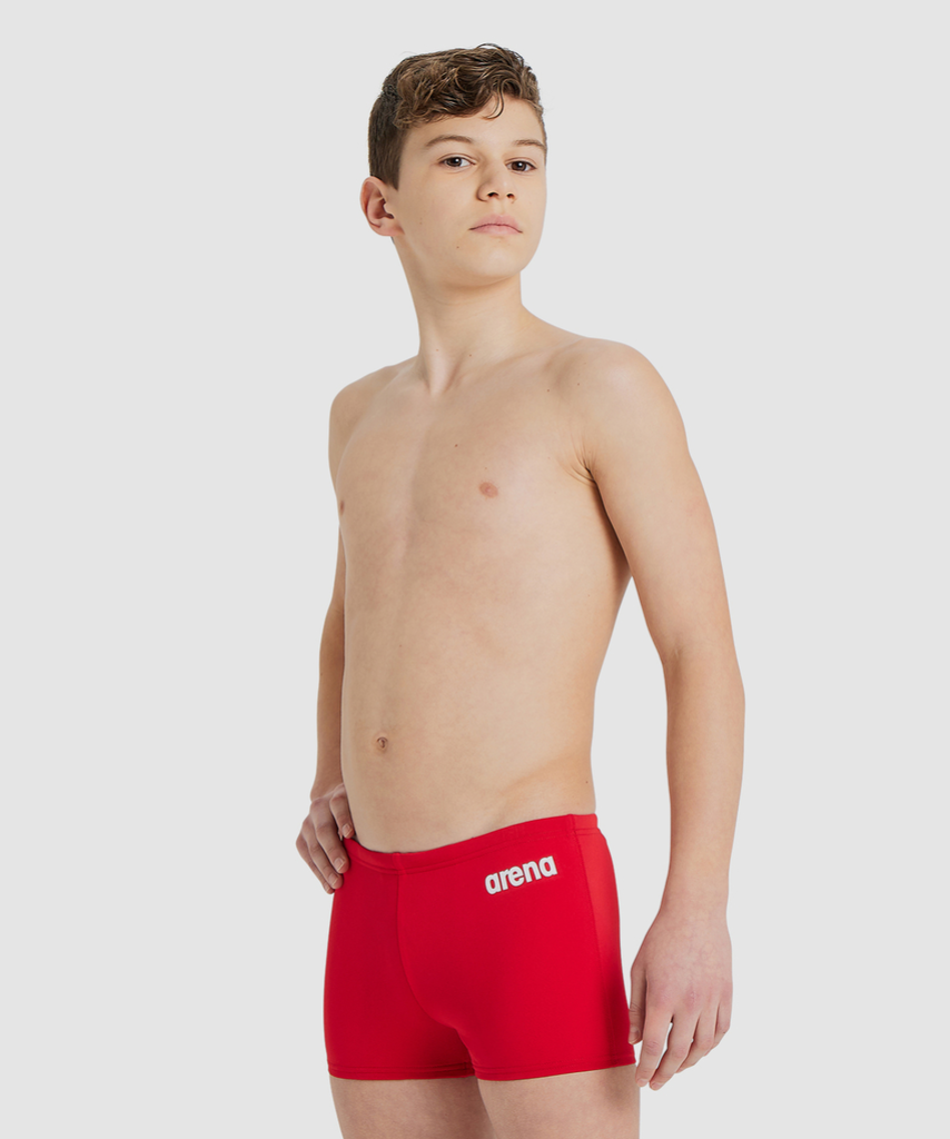 Team Swim Short Solid red/white model_bild_brandshop