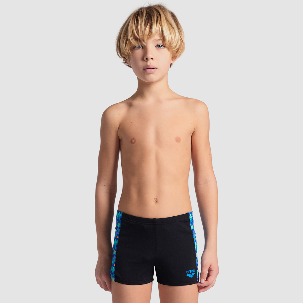 B Arena Pooltiles Swim Short Swim Short black/blue multi Hauptbild_brandshop