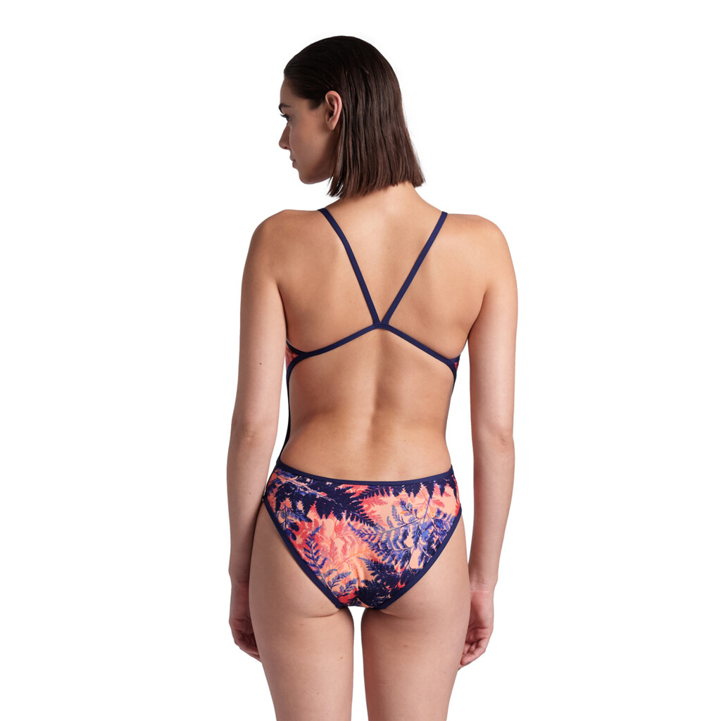 Arena - W Arena Reversible Swimsuit Challenge Back - navy/multi